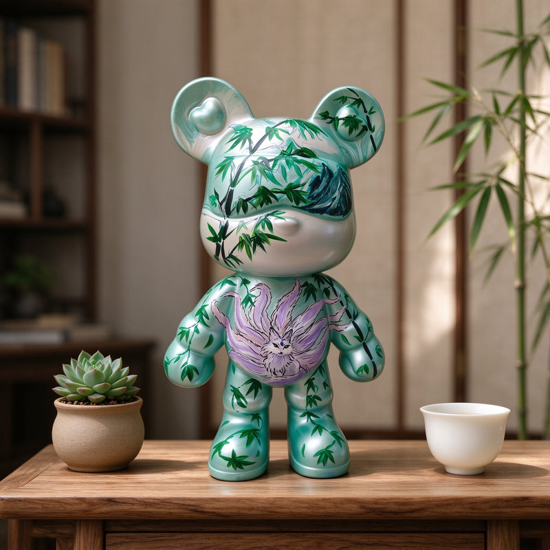 Bamboo Phantom Fluid Art Bear