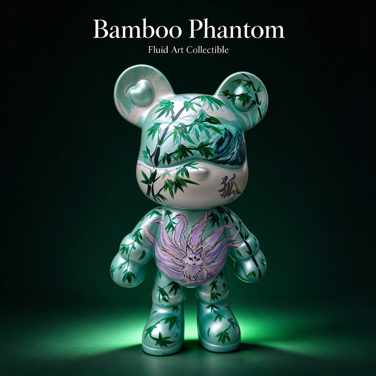 Bamboo Phantom Fluid Art Bear