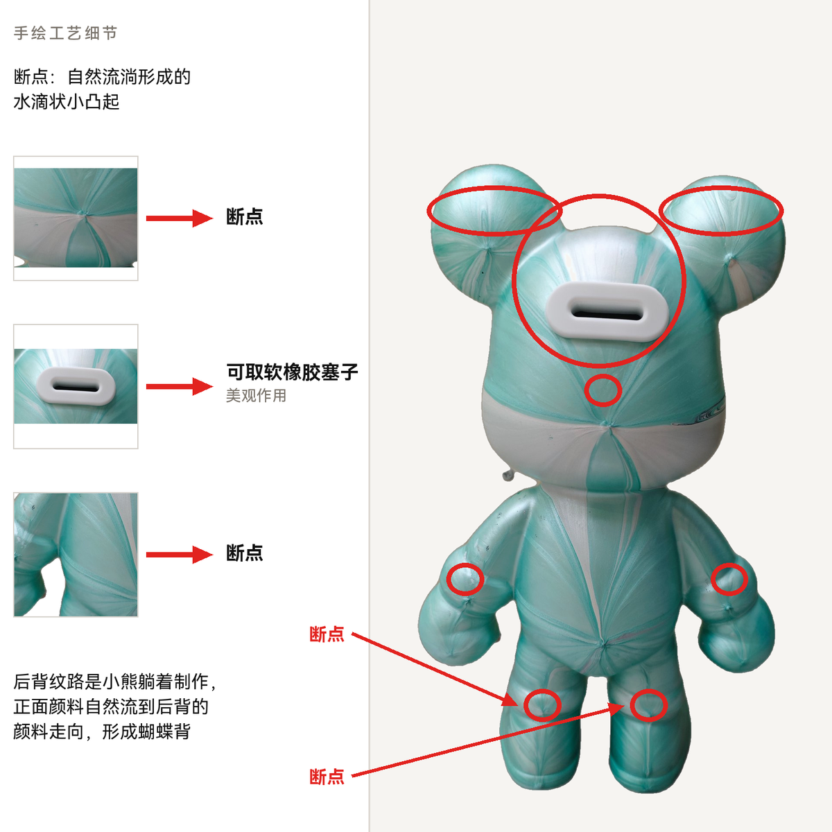 Bamboo Phantom Fluid Art Bear
